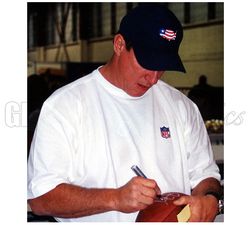 Jim Kelly Buffalo Bills Autographed Wilson Football w HOF 02