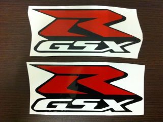 A002 2L Large Suzuki GSXR GSX R Sticker Decal Emblem Stickers Decals