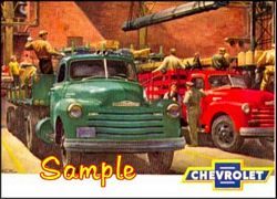 1950 Chevrolet Truck C 3x4 Magnets Stickers Refrigerator Magnets