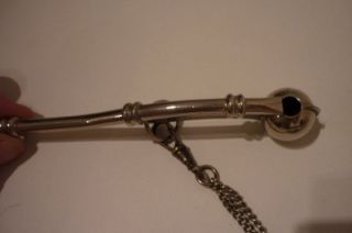 Vintage Bosuns Boat Whistle Chain
