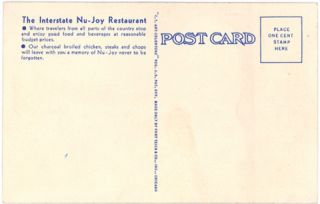 Kentland Indiana Bus Gas Station Restaurant Postcard