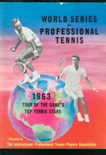 World Series of Professional Tennis Program 1963