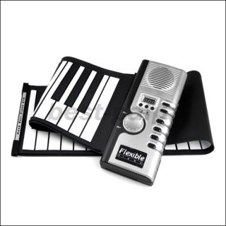 61 Keys Roll Up Portable Electronic Piano Keyboard 28