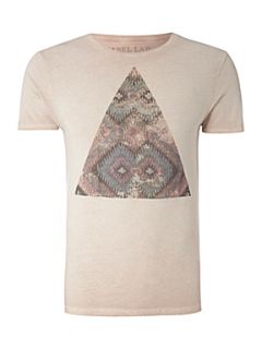 Label Lab Aztec print graphic T shirt Pink   