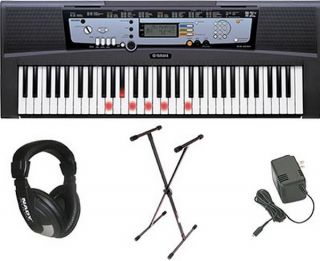 New Electric Piano Keyboard Stand Headphones 61 Lighted Keys Yamaha