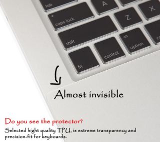 EU UK TPU 0 1mm Thinnest Keyboard Protector Cover MacBook Pro Air 13