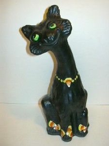 HALLOWEEN CANDY CORN Artist Sample OOAK ALLEY CAT Marked M. Kibbe