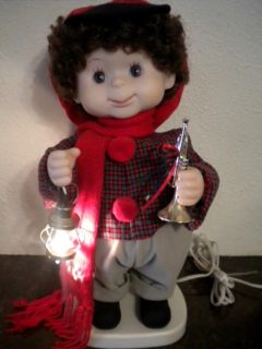 with Lantern Christmas Display Undercover Kid Figure RARE Large