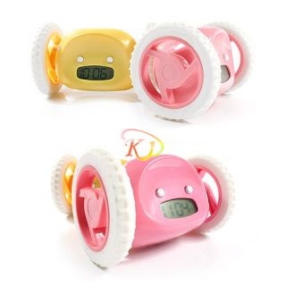 Running & Jumping Digital Robot Loud Alarm Clock Kid Boy Girl Toy Gift