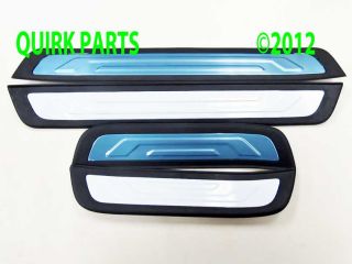 2011 2013 Kia Sorento Front and Rear Door Step Scuff Plate Kit Genuine