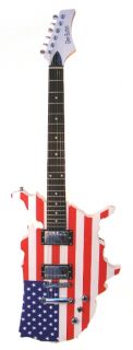 American Flag Electric Guitar for Rock N Roll Patriots