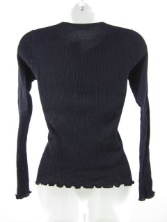 Kieran Black Long Sleeve Henley Sweater Shirt Sz Small