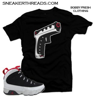 Bobby Fresh 9mm Gun Kilroy Shirt Tee Supreme Match Jordan