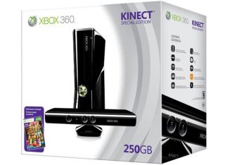 NEW Microsoft Xbox 360 Slim with Kinect 250 GB Console/ Bonus Dance