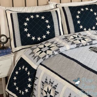 Nautical Light House Star Twin Full Queen King Size Quilt Cotton Bed