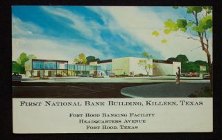 1962 First National Bank Fort Hood Killeen TX Bell Co