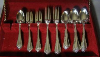 Oneida Stainless Glossy King James Service for 12 67 Pcs Xtra Spoons