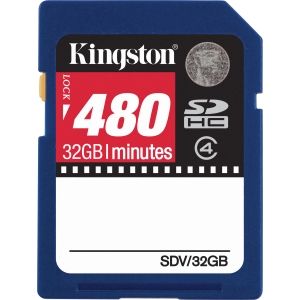 SDV 32GB 32GB 480 MIN Class 4 SDHC Kingston