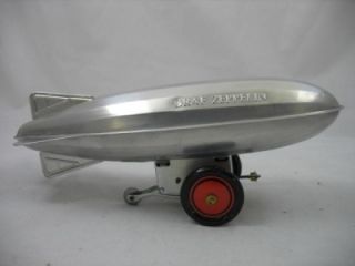 New Schylling Aluminum Airship Tin Zeppelin Classic Wind Up Toy in ORG