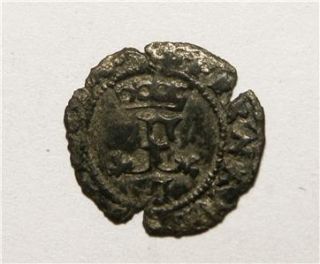 Ancient Spanish Pirate COIN Ferdinand & Isabella  c1490s Colombus