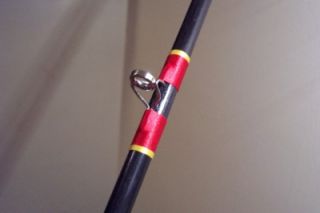 Vintage Fishing Rod Kingfisher Solid Fiberglass Saltwater Conventional