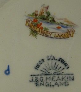 Meakin Sol Killarney Lakes Square Side Plate