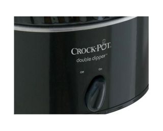 Crock Pot 32 Ounce Manual Double Dipper Warmer Cooking Baking Kitchen