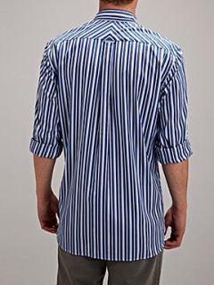 Gant Long sleeve classic fit blue vari stripe shirt Blue   
