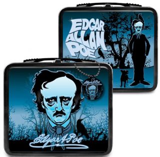 Edgar Allan Poe Metal Lunch Box Think Geek Gift Novelty Retro