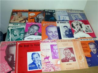 34 Bing Crosby Lot College Humor Sheet Music