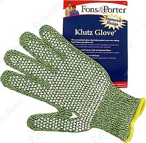 Fons Porter Klutz Glove Medium Cut Resistent Stainless Steel Woven