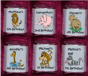 Animals kids BIRTHDAY Party Baby Shower Personalized Invitations