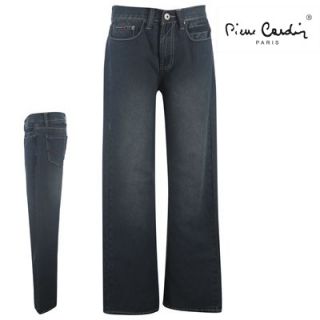 Genuine Pierre Cardin Mens Designer Indigo Denim Jeans
