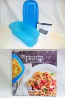 Tupperware MICROWAVE Pasta Quick COOKER & 25 Recipe Cook Book Gift Set