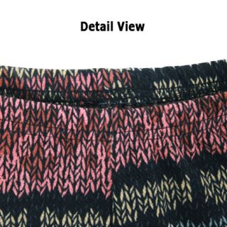 Aztec Sweater Leggings for Women Winter Warm Kintted Knit Maya Tights