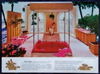 1976 Kohler Bathroom Key Largo Coll Magazine Print Ad