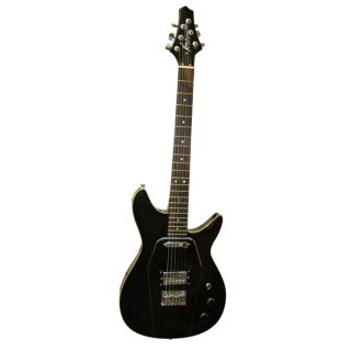 Great New Kona Trill Black Electric Guitar w HS Case