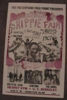 1967 1960s Hippie Fair Poster Berkeley California Woman Girl Art