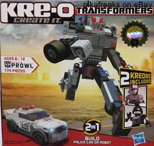 30690 Kreo Building System Prowl Transformers 2 in 1 Play Set 174