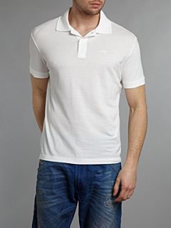 Armani Jeans Regular fit logo polo White   