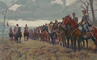 Morgans Raiders by Mort Kunstler Civil War Art