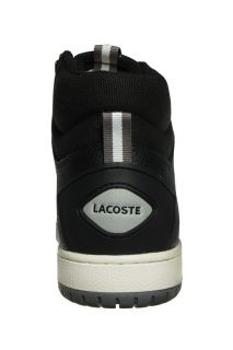 Lacoste Mens Boots Raggi EO SPM Black Grey Leather 7 24SPM2034231 Sz