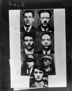 1937 4x5 Glass NEG Arrested as “Cagoulards” in French Swoop