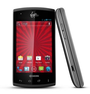 Kyocera Rise C5155 Black Virgin Mobile Smartphone