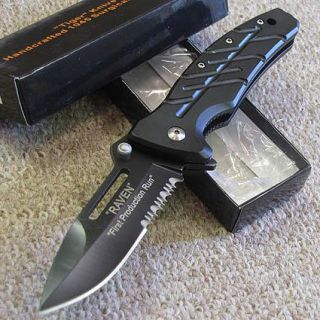 Raven Tactical Spring Assisted Knife First Production Run Tiger Pocket