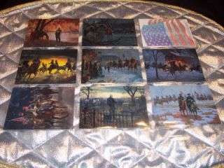 Mort Kunstler 1996 Civil War Complete Base Card Set Confederate Notes