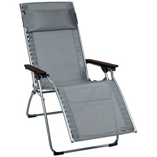 Lafuma Evolution Zero Gravity Recliner Patio Lawn Chair Carbon Grey