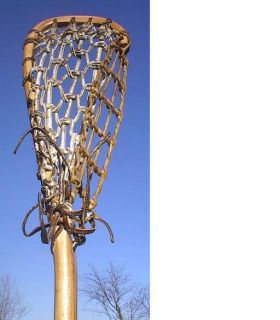 lacrosse stick. Measures 46 long by 7 wide. The lacrosse stick