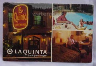 La Quinta Motor Inns Hotel Advertising Postcard c1960s Roadside Motels