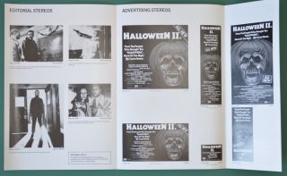 Halloween II 1981 Cinema Exhibitors Campaign Press Book Jamie Lee